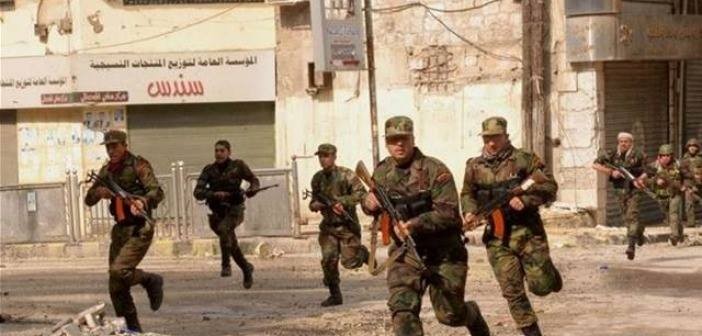 Quân đội Syria chiến đấu trong chiến trường Aleppo