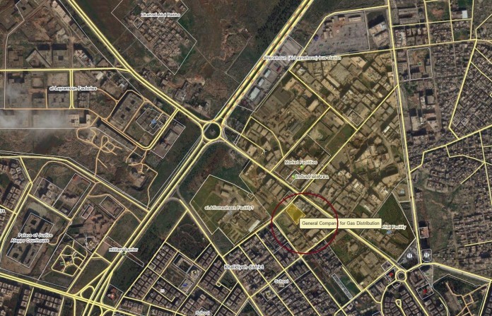 Bản đồ chiến sự nội đô Aleppo