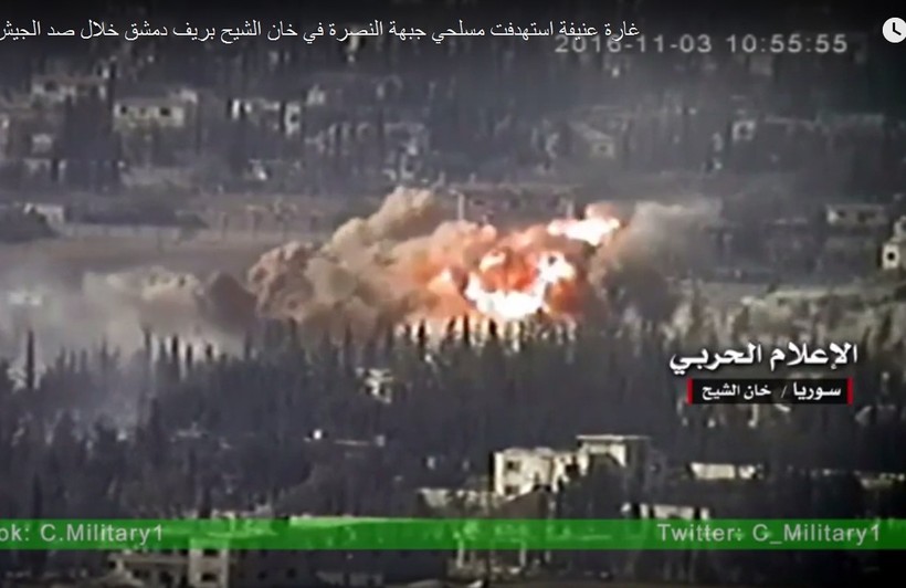 Quân đội Syria tập kích hỏa lực lực lượng Hồi giáo cực đoan ở Tây Ghouta