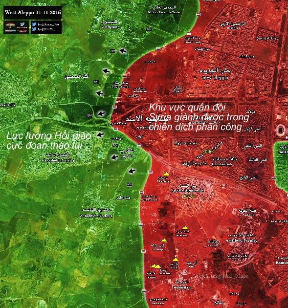 Tổng quan tình hình phía Tây Aleppo sau cuộc tấn công của lực lượng Tigers