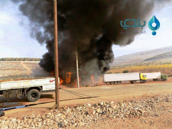 Hậu quả vụ tấn công bằng tên lửa hoặc tập kích đường không vào trạm kiểm soát của lực lượng dân quân người Kurd