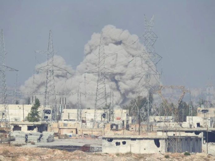 Không quân Nga không kích trên chiến trường Aleppo