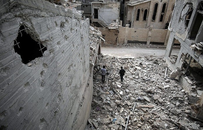 Hoang tàn thành phố Aleppo sau trận chiến