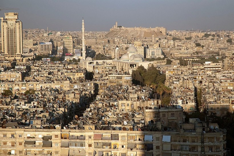 Toàn cảnh một góc thành phố Aleppo (ảnh Kinana Allouche)