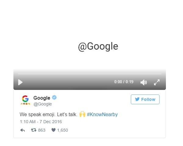 Công cụ tìm kiếm Google có thể thực hiện bằng icon cảm xúc