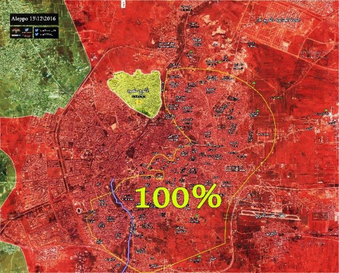 Toàn bộ chiến trường Aleppo hoàn toàn giải phóng