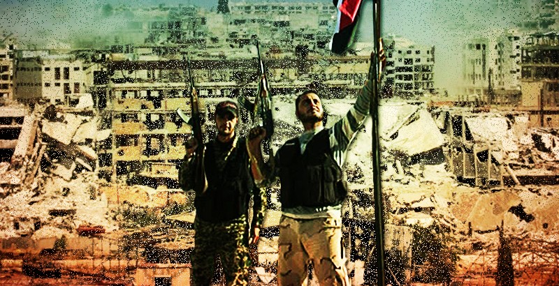 Binh sĩ quân đội Syria ở Aleppo