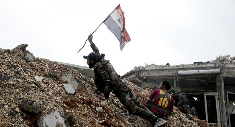 Binh sĩ quân đội Syria trên chiến trường (ảnh minh họa)