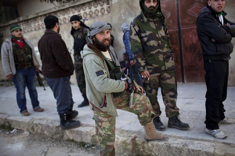 Những chiến binh nổi loạn ở tỉnh Idlib