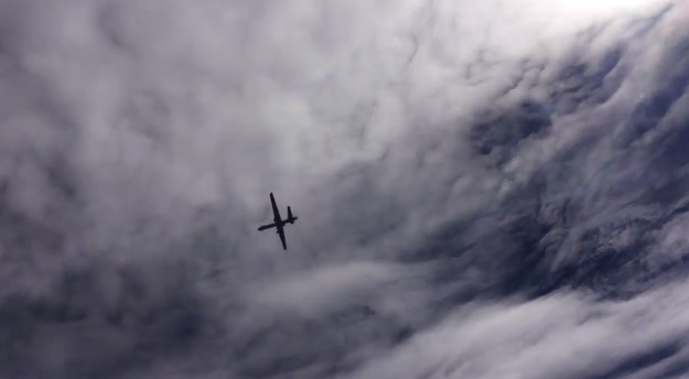Một chiếc Predator của Mỹ đang bay trên không phận Syria