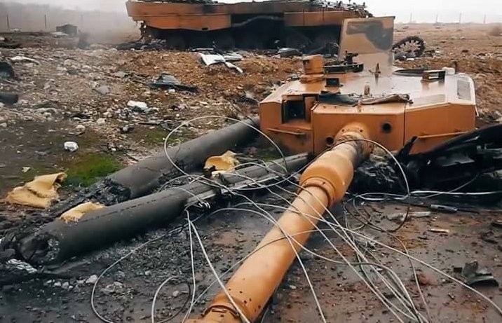 Xe tăng Leopard-2A4 của Thổ Nhĩ Kỳ ở Syria