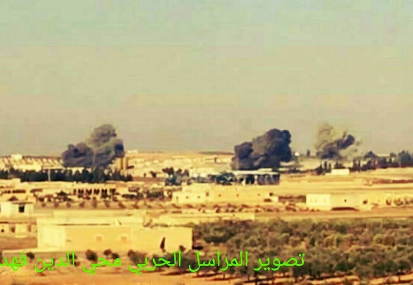 Pháo binh lực lượng Tiger dội lửa vào IS trên chiến trường Aleppo