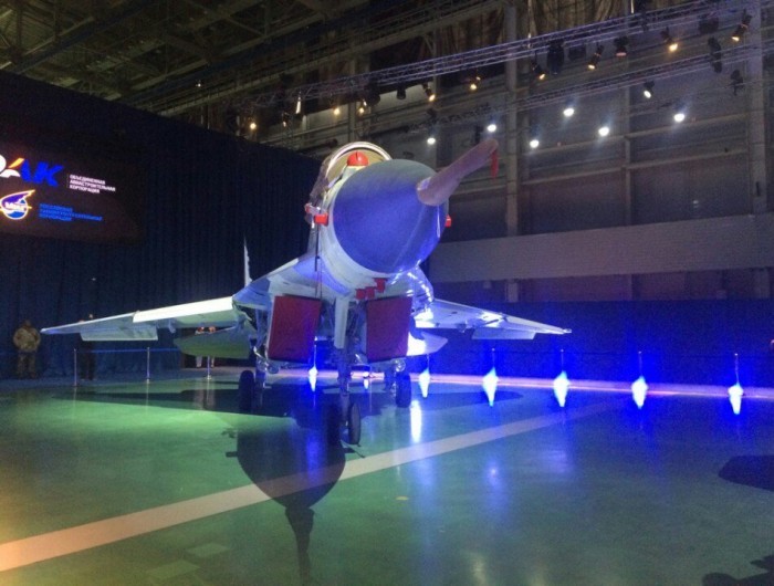 Máy bay MiG-35 trong triển lãm giới thiệu sản phẩm của tập đoàn
