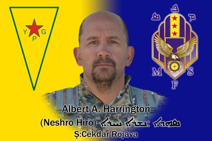 Albert Avery Harrington, chiến binh YPG người Mỹ tử trận ở Raqqa, Syria