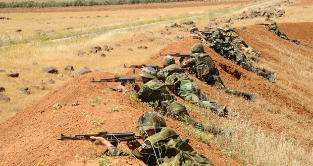 Binh sĩ Syria trong một trận đánh phục kích (ảnh minh họa)