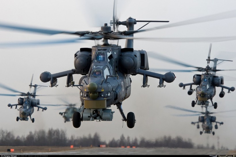 Máy bay trực thăng Mi-28 của không quân Nga
