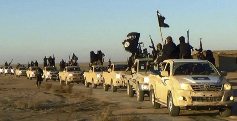 Đoàn xe quân sự của IS (ảnh minh họa)