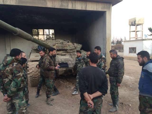 Binh sĩ lữ đoàn 106 Vệ binh Cộng hòa ở Đông Ghouta