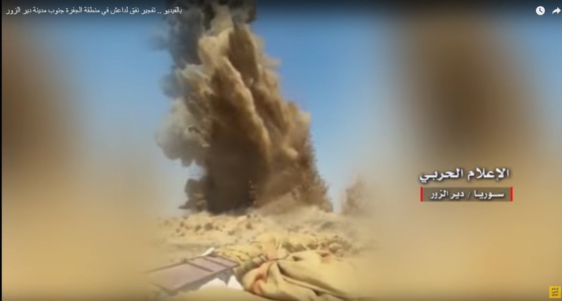 Vụ nổ phá hủy đường hầm, chôn vùi hàng chục tay súng IS