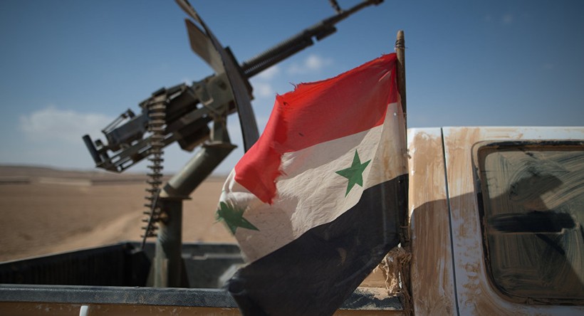 Trạm kiểm soát cơ động của quân đội Syria