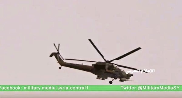 Trực thăng Mi-28 trên chiến trường thành phố cổ Palmyra