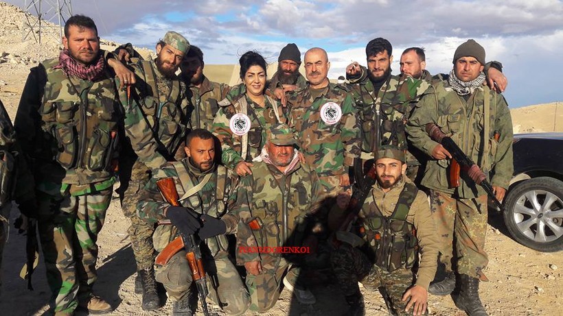 Binh sĩ quân đoàn tình nguyện số 5 trên chiến trường Palmyra