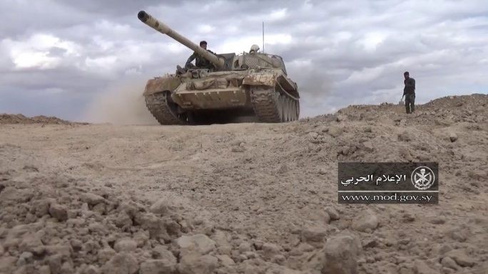 Xe tăng lực lượng Vệ binh Cộng hòa trên chiến trường Deir Ezzor
