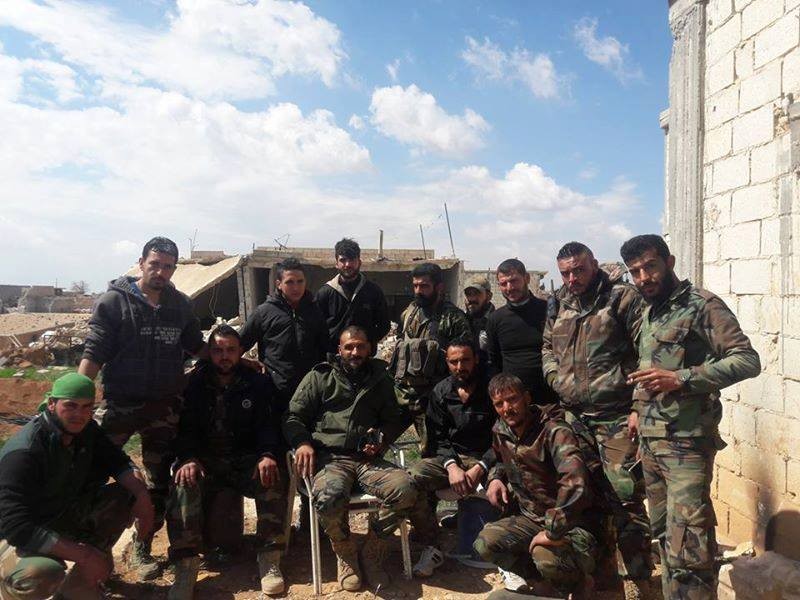 Binh sĩ lực lượng Tiger trên chiến trường Hama