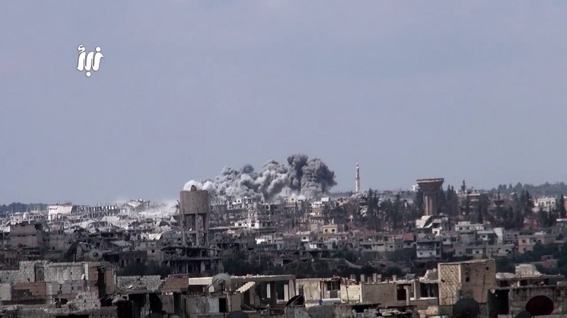 Không kích kinh hoàng ở Daraa