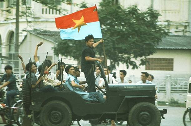 Các chiến sĩ biệt động Sài Gòn trong ngày chiến thắng
