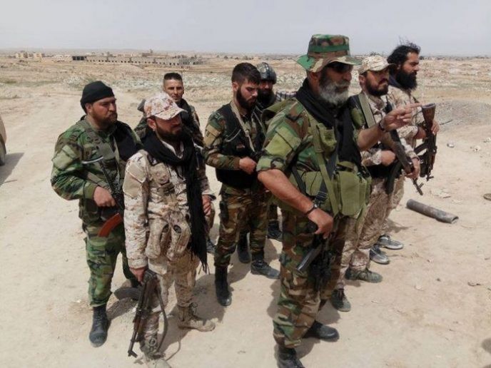 Binh sĩ lực lượng lữ đoàn 104 Vệ binh Cộng hòa ở Deir Ezzor