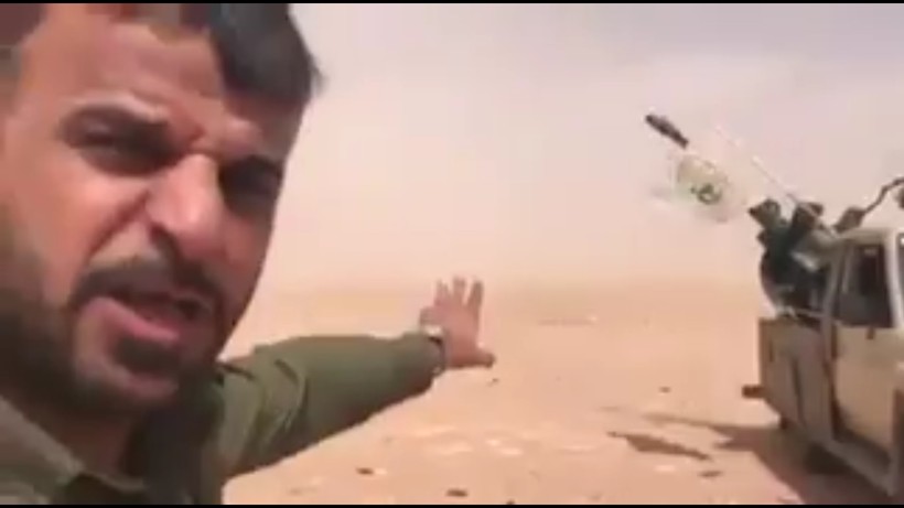 Quân tình nguyện Iraq bắn máy bay Mỹ trên biên giới Syria