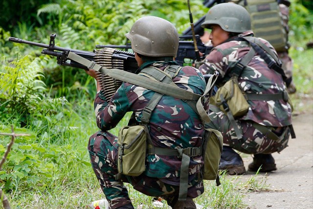 Binh sĩ Philippine trong thành phố Marawi