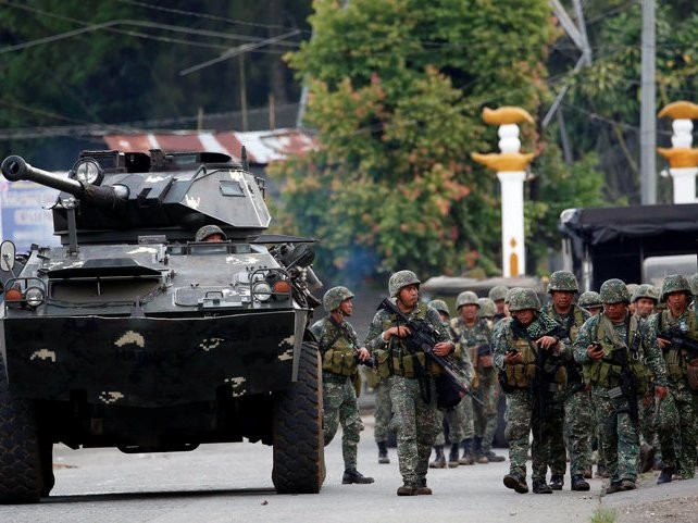 Lực lượng Lính thủy đánh bộ Philippine tham gia cuộc chiến chống khủng bố