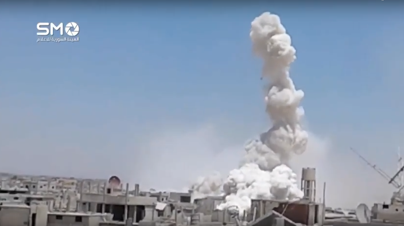 Không quân Syria không kích dữ dội phiến quân ở Daraa