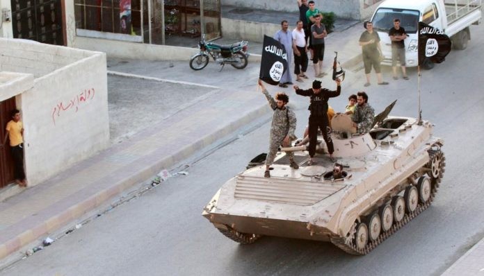 Chiến binh IS trong thành phố Raqqa