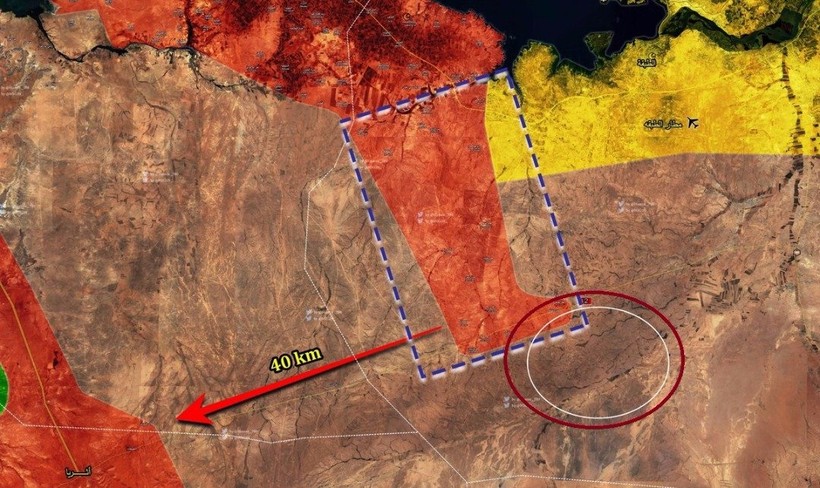 Bản đồ tình hình chiến sự tỉnh Raqqa