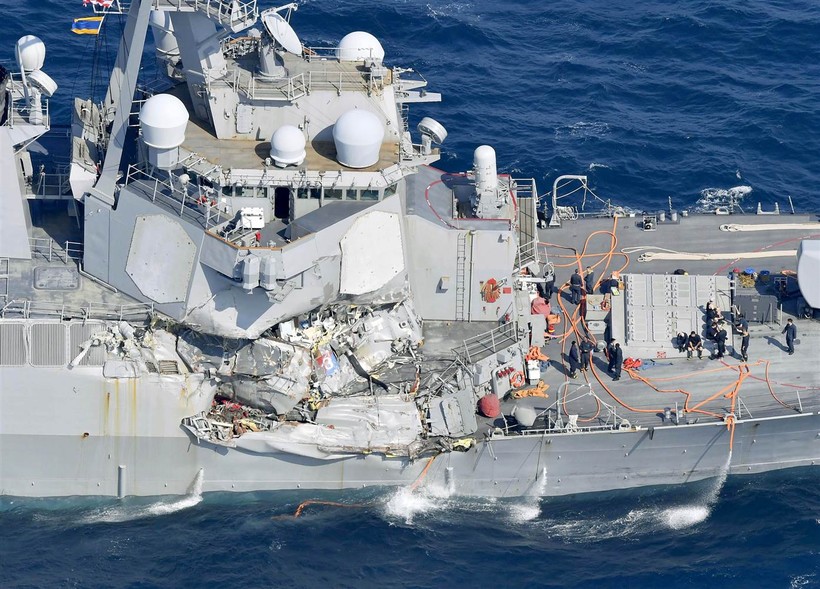 Tàu USS Fitzgerald, khu vực gặp tai nạn