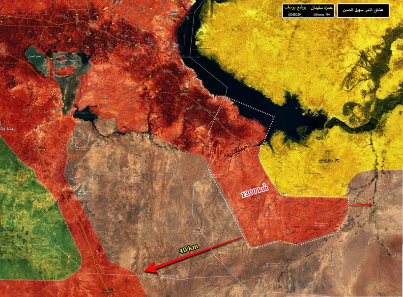Chiến trường Raqqa, quân đội Syria giải phóng 12 khu dân cư, 1300 km2 lãnh thổ