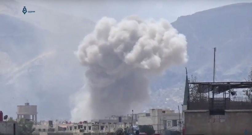 Không quân Syria pháo kích dữ dội Đông Ghouta