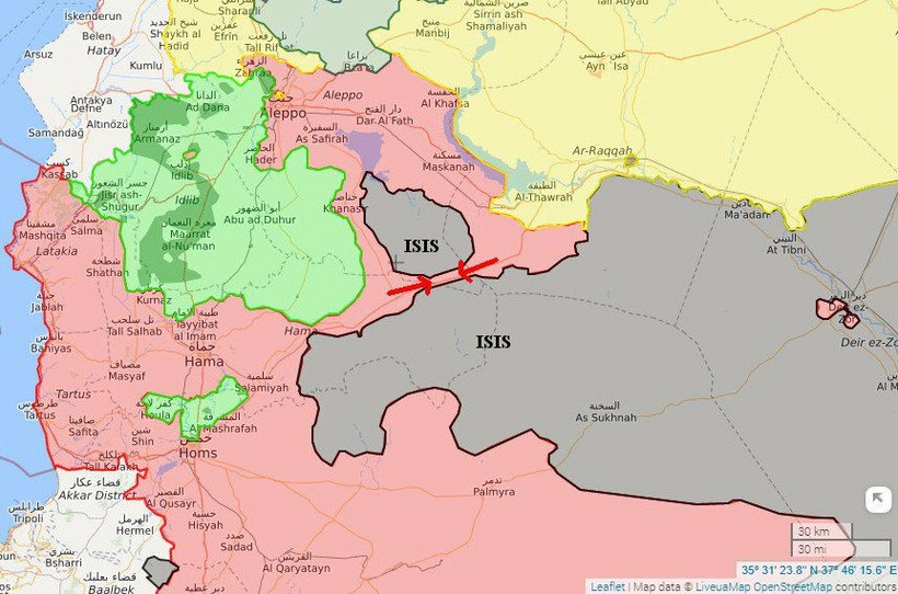 Tổng quan tình hình cuộc chiến chống IS trên chiến trường Syria