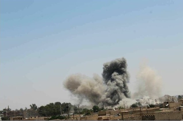 Không quân Syria không kích dữ dội chiến trường Daraa