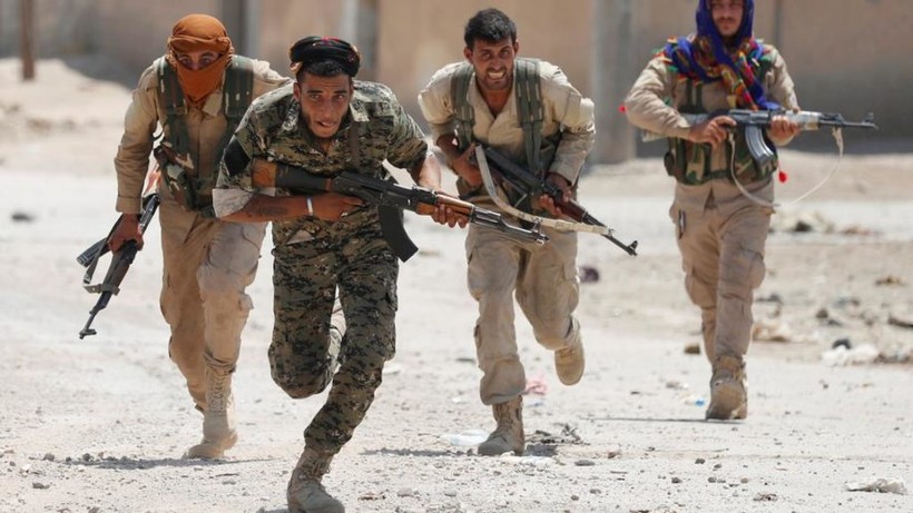 Lực lượng chiến binh người Kurd YPG ở Raqqa