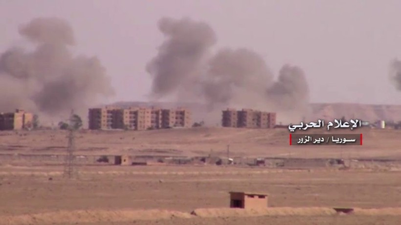 Không quân Nga - Syria không kích thành phố Deir Ezzor