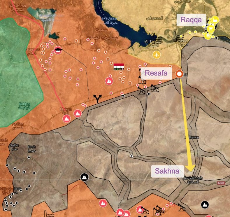 Mũi tiến công chiến lược của lực lượng Tiger về thị trấn Sukhnah tỉnh Homs