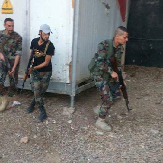 Binh sĩ quân đội Syria trên chiến trường Đông Ghouta, Damascus
