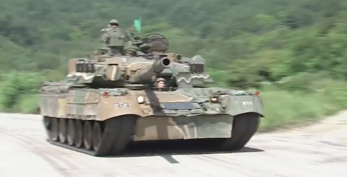Xe tăng T-80U quân đội Hàn Quốc