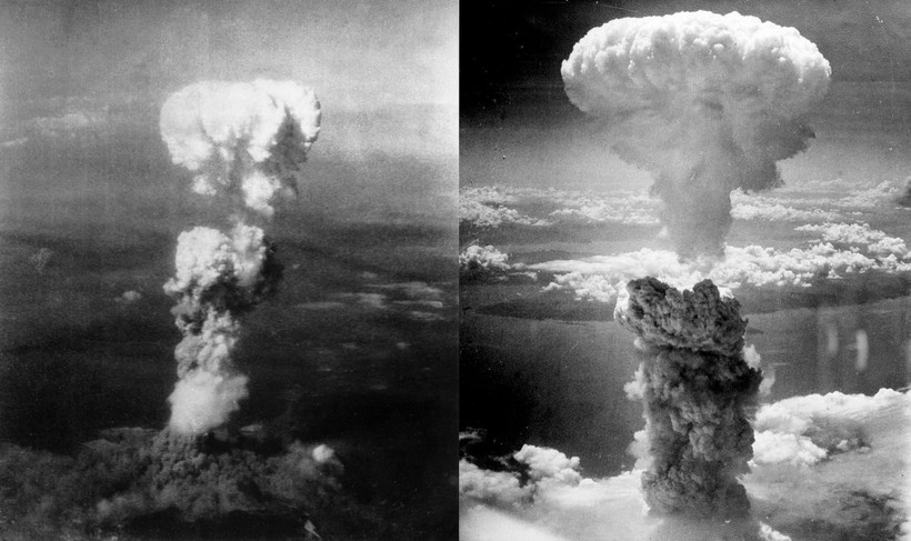 Hai quả bomm nguyên tử ném xuống Hiroshima và Nagasaki - ảnh Business Insider