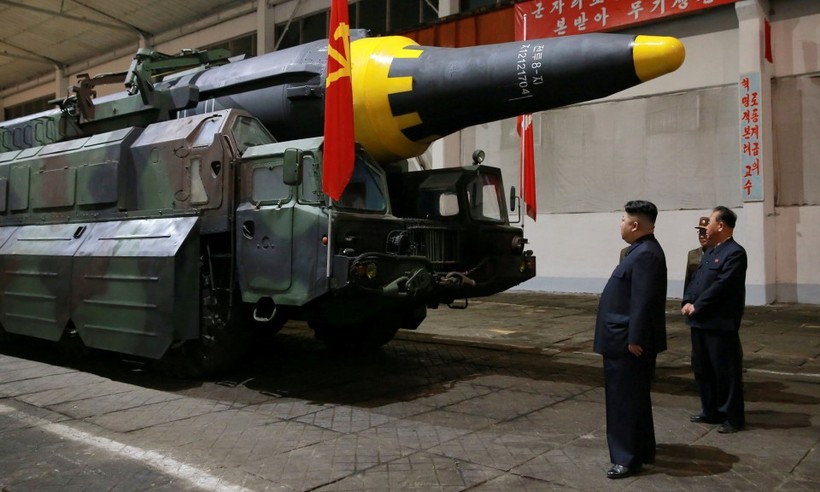 Tên lửa đạn đạo Bắc Triều Tiên (ảnh minh họa Asia Times)