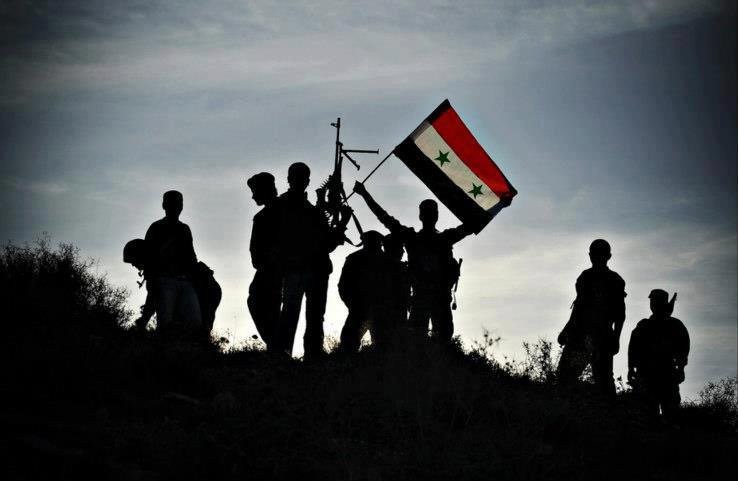 Binh sĩ quân đội Syria trên chiến trường Raqqa - Ảnh minh họa Masdar News